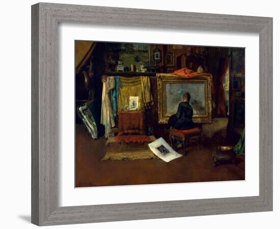 The Inner Studio, Tenth Street, 1882-William Merritt Chase-Framed Giclee Print