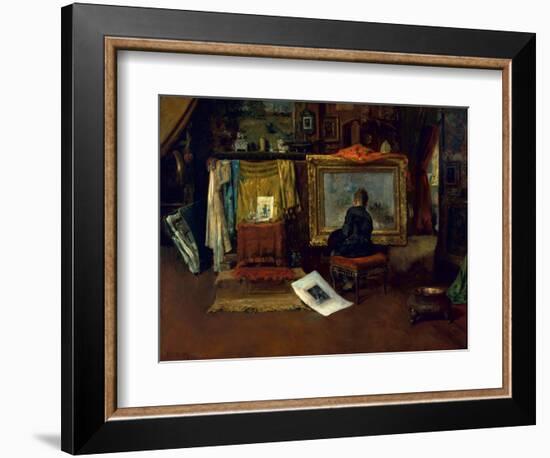 The Inner Studio, Tenth Street, 1882-William Merritt Chase-Framed Giclee Print