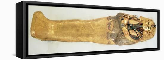 The Innermost Coffin of the King, from the Tomb of Tutankhamun-Egyptian 18th Dynasty-Framed Premier Image Canvas