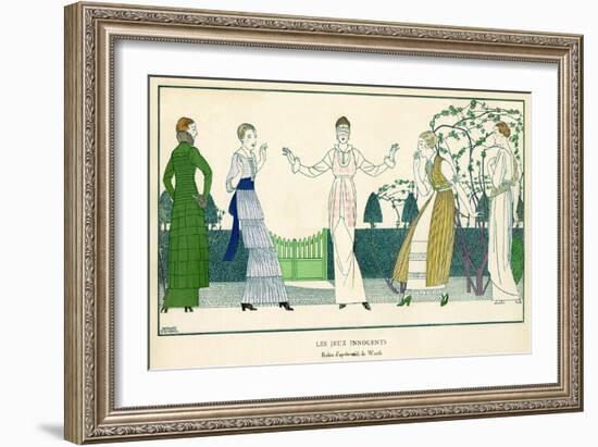 The Innocent Games 1914-Bernard Boutet De Monvel-Framed Premium Giclee Print