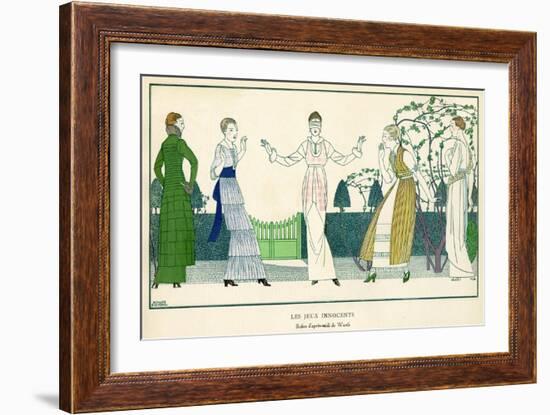 The Innocent Games 1914-Bernard Boutet De Monvel-Framed Premium Giclee Print