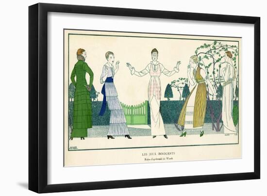 The Innocent Games 1914-Bernard Boutet De Monvel-Framed Premium Giclee Print