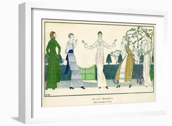 The Innocent Games 1914-Bernard Boutet De Monvel-Framed Premium Giclee Print