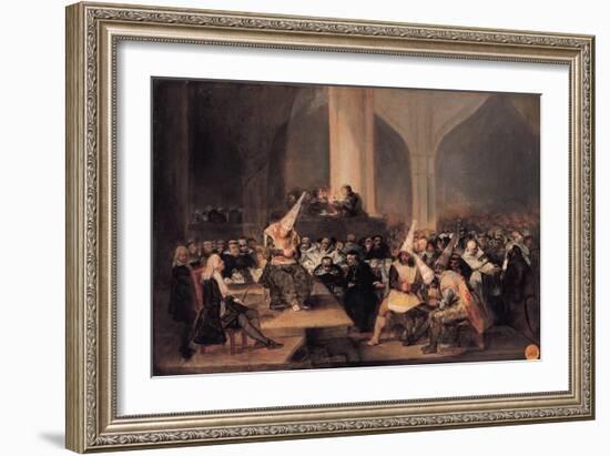 The Inquisition Tribunal-Francisco de Goya-Framed Giclee Print