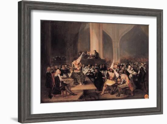 The Inquisition Tribunal-Francisco de Goya-Framed Giclee Print