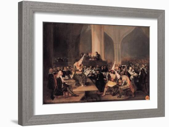 The Inquisition Tribunal-Francisco de Goya-Framed Giclee Print