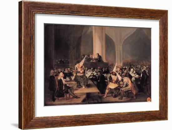 The Inquisition Tribunal-Francisco de Goya-Framed Giclee Print