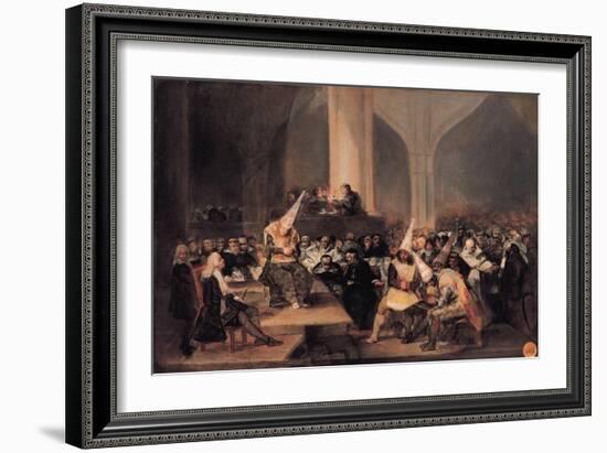 The Inquisition Tribunal-Francisco de Goya-Framed Giclee Print