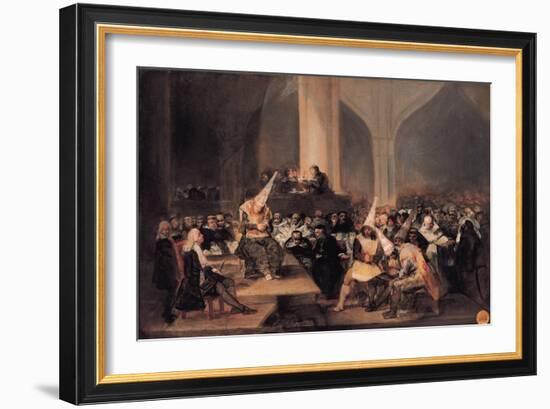 The Inquisition Tribunal-Francisco de Goya-Framed Giclee Print