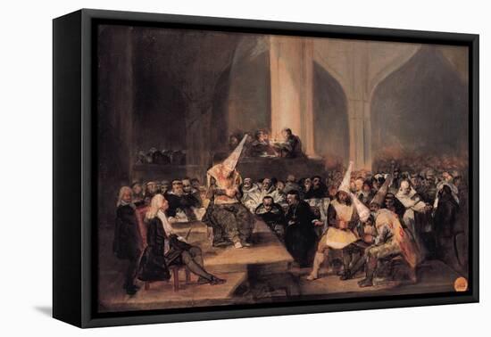 The Inquisition Tribunal-Francisco de Goya-Framed Premier Image Canvas