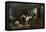 The Inside of the Stable, 1791-George Morland-Framed Premier Image Canvas