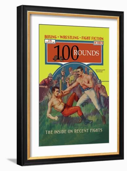 The Inside on Recent Fights-null-Framed Art Print