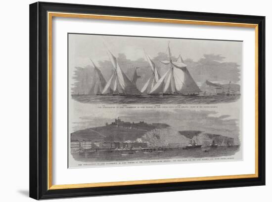 The Installation of Lord Palmerston as Lord Warden of the Cinque Ports-Edwin Weedon-Framed Giclee Print