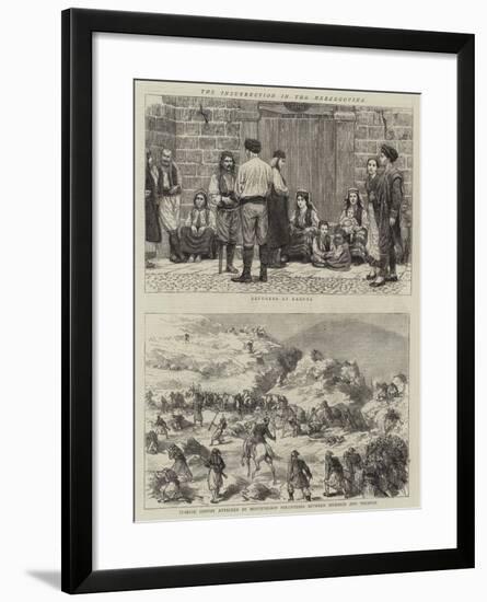 The Insurrection in Herzegovina-null-Framed Giclee Print