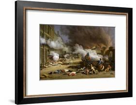 The Insurrection of the 10 August 1792-Jacques Bertaux-Framed Giclee Print