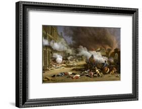 The Insurrection of the 10 August 1792-Jacques Bertaux-Framed Giclee Print