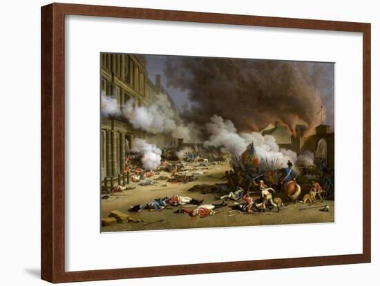 The Insurrection of the 10 August 1792-Jacques Bertaux-Framed Giclee Print