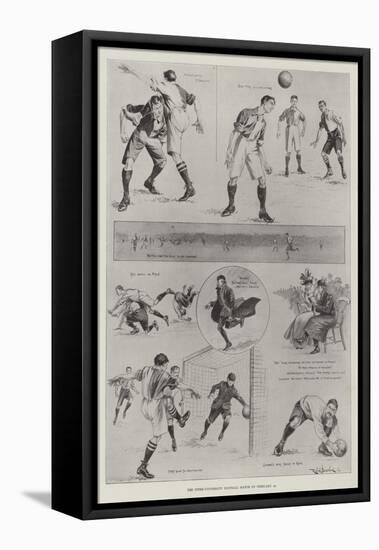 The Inter-University Football Match on 18 February-Ralph Cleaver-Framed Premier Image Canvas