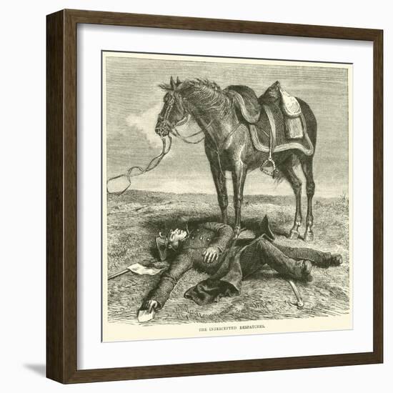 The Intercepted Despatches, January 1871-null-Framed Giclee Print