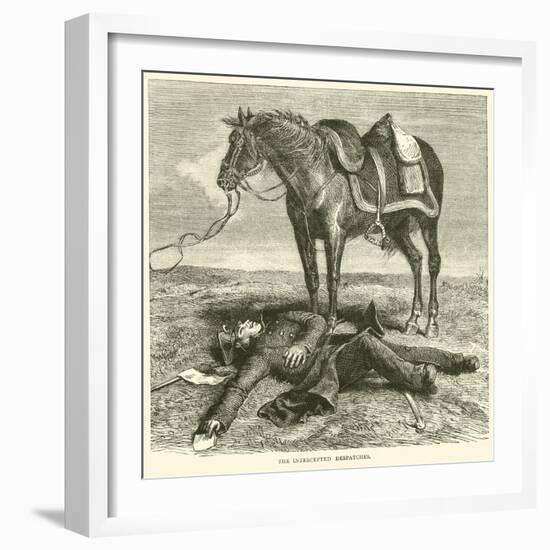 The Intercepted Despatches, January 1871-null-Framed Giclee Print