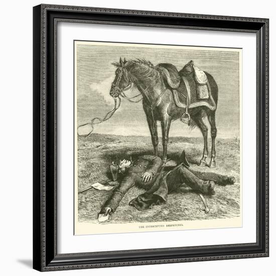 The Intercepted Despatches, January 1871-null-Framed Giclee Print