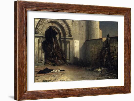 The Interdict, 1875-Jean-Paul Laurens-Framed Giclee Print