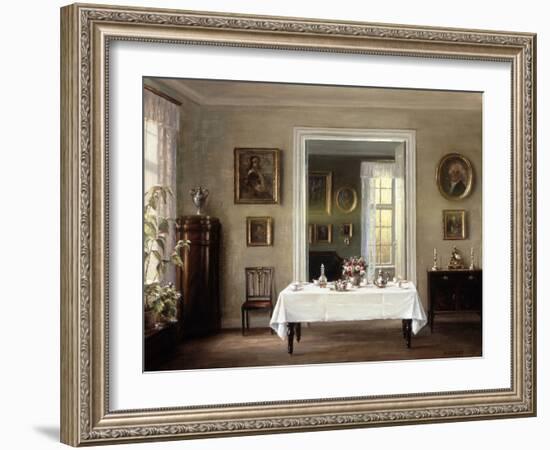 The Interior, C1900-1940-Hans Hilsoe-Framed Giclee Print