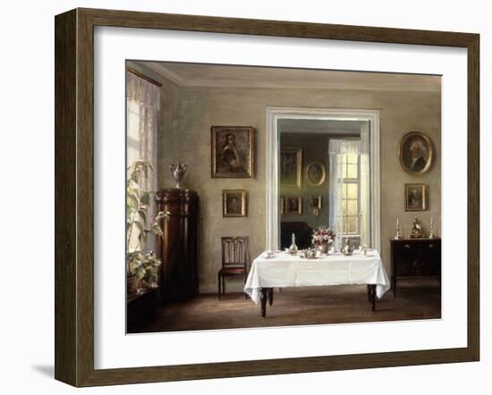 The Interior, C1900-1940-Hans Hilsoe-Framed Giclee Print