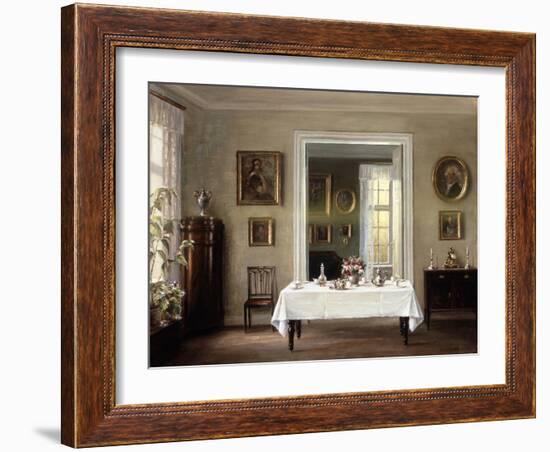 The Interior, C1900-1940-Hans Hilsoe-Framed Giclee Print