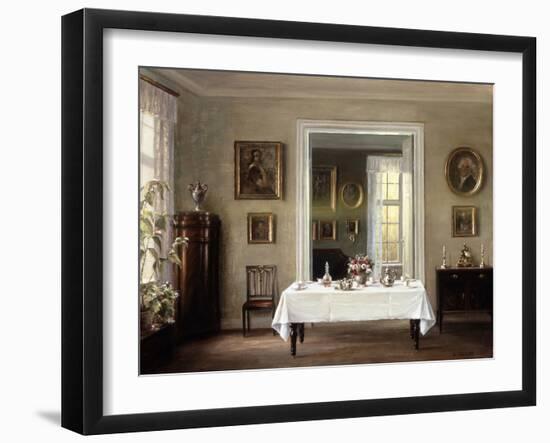 The Interior, C1900-1940-Hans Hilsoe-Framed Giclee Print