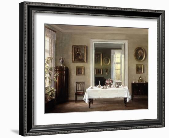 The Interior, C1900-1940-Hans Hilsoe-Framed Giclee Print