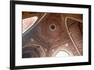 The Interior Of A Dome And Arches Of The Taj Mahal With Fog Photographic Print By Michael Melford Art Com