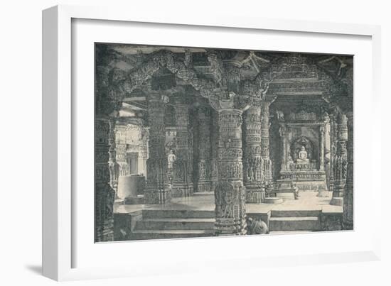 'The Interior of a Jain Temple at Mount Abu in Rajputana', c1903, (1904)-Unknown-Framed Giclee Print