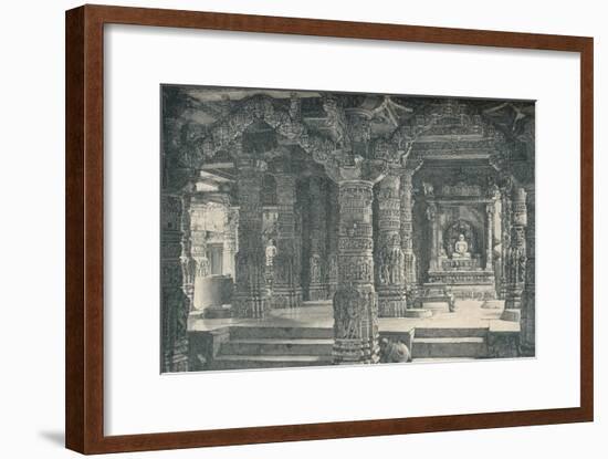 'The Interior of a Jain Temple at Mount Abu in Rajputana', c1903, (1904)-Unknown-Framed Giclee Print
