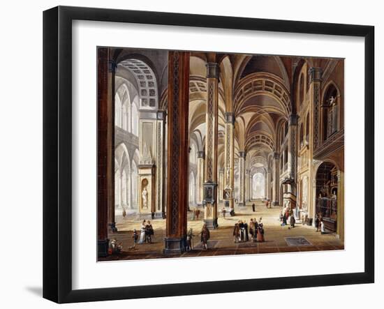 The Interior of a Renaissance Cathedral-Christian Stocklin-Framed Giclee Print