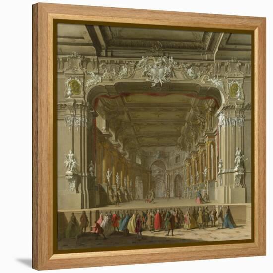 The Interior of a Theatre, Early 18th C-null-Framed Premier Image Canvas