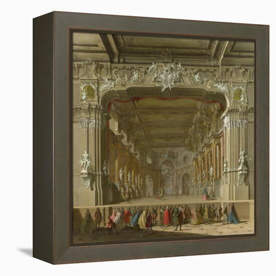 The Interior of a Theatre, Early 18th C-null-Framed Premier Image Canvas