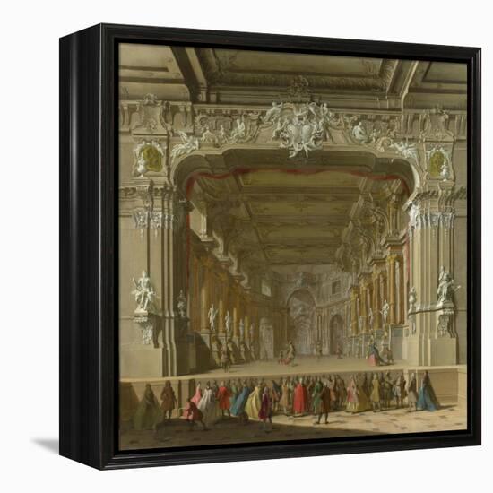 The Interior of a Theatre, Early 18th C-null-Framed Premier Image Canvas