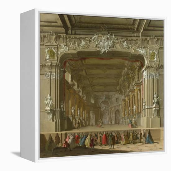 The Interior of a Theatre, Early 18th C-null-Framed Premier Image Canvas