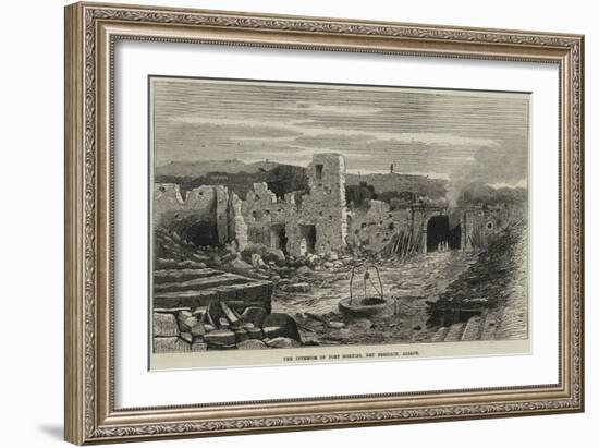 The Interior of Fort Mortier, Neu Breisach, Alsace-null-Framed Giclee Print