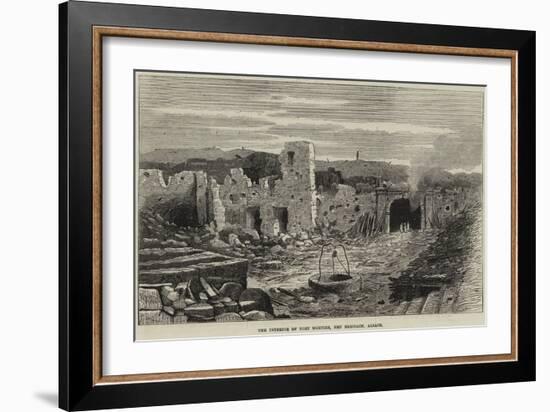 The Interior of Fort Mortier, Neu Breisach, Alsace-null-Framed Giclee Print