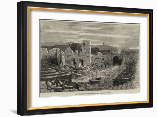 The Interior of Fort Mortier, Neu Breisach, Alsace-null-Framed Giclee Print