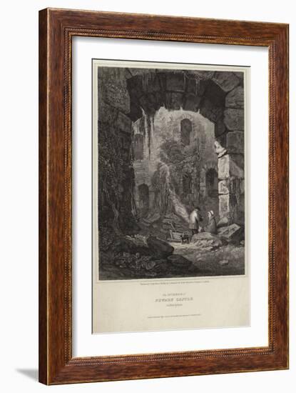 The Interior of Newark Castle-Luke Clennell-Framed Giclee Print