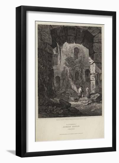 The Interior of Newark Castle-Luke Clennell-Framed Giclee Print