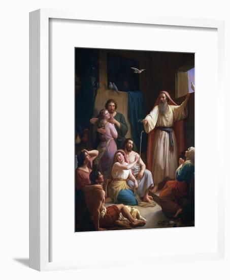 The Interior of Noah's Ark, 1857-Joaquin Ramirez-Framed Giclee Print