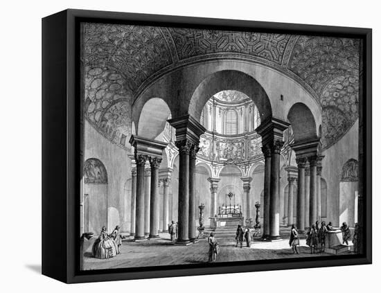 The Interior of Santa Costanza, from the 'Views of Rome' Series, 1758-Giovanni Battista Piranesi-Framed Premier Image Canvas