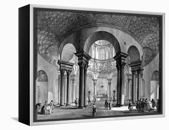 The Interior of Santa Costanza, from the 'Views of Rome' Series, 1758-Giovanni Battista Piranesi-Framed Premier Image Canvas