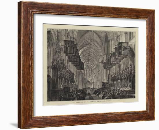 The Interior of St Patrick's Cathedral, Dublin-null-Framed Giclee Print