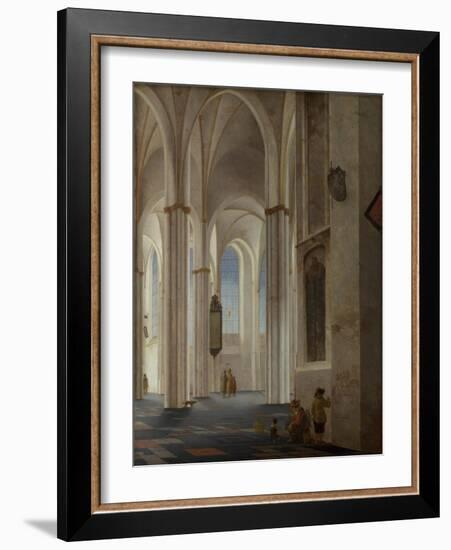 The Interior of the Buurkerk at Utrecht, 1644-Pieter Saenredam-Framed Giclee Print