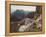 The Interior of the Cathar Castle of Queribus in Languedoc-Roussillon, France, Europe-David Clapp-Framed Premier Image Canvas